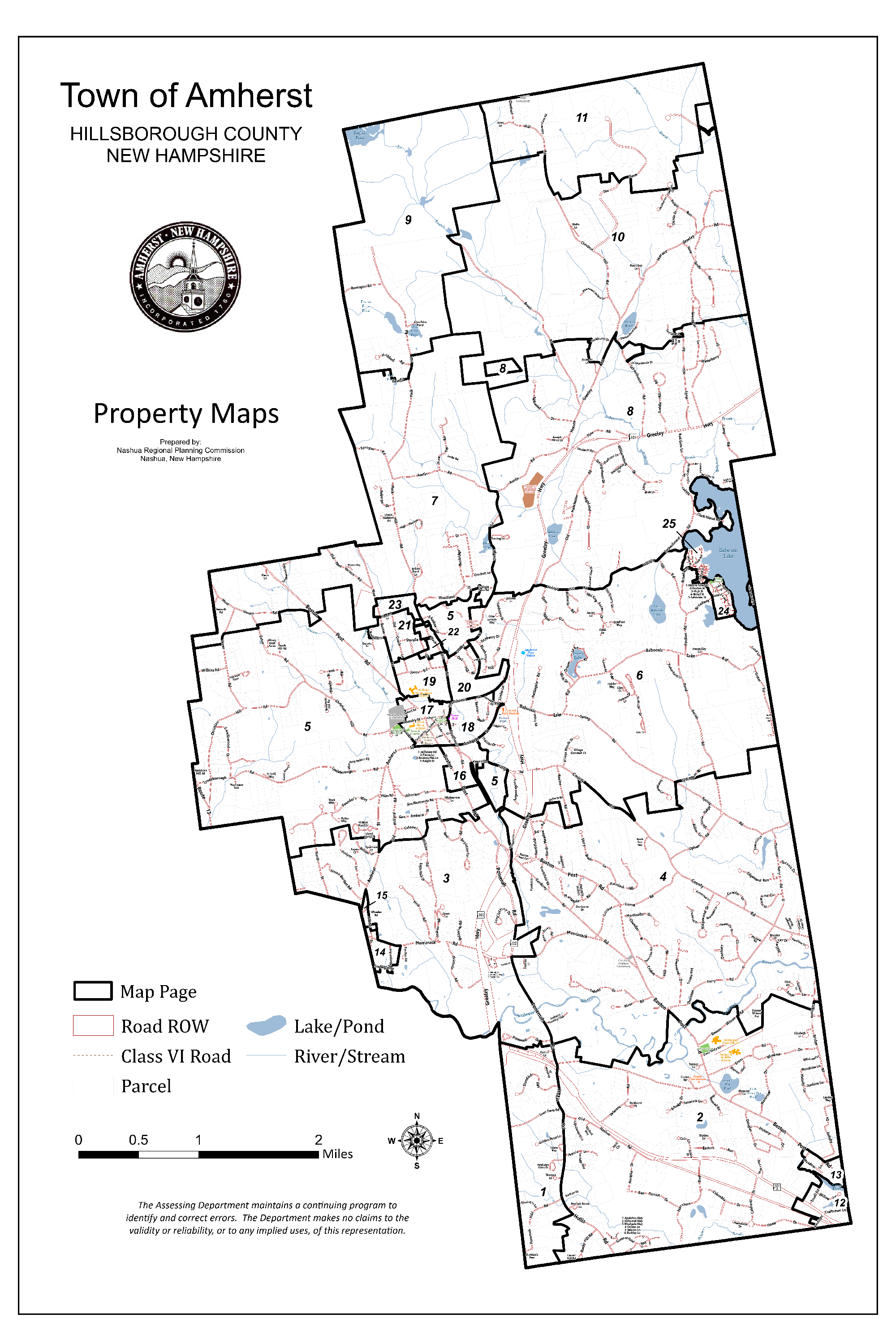 Amherst Tax Map Cover
